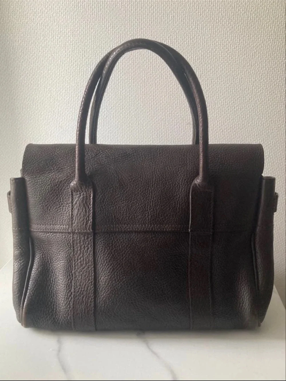 Mulberry structured leather